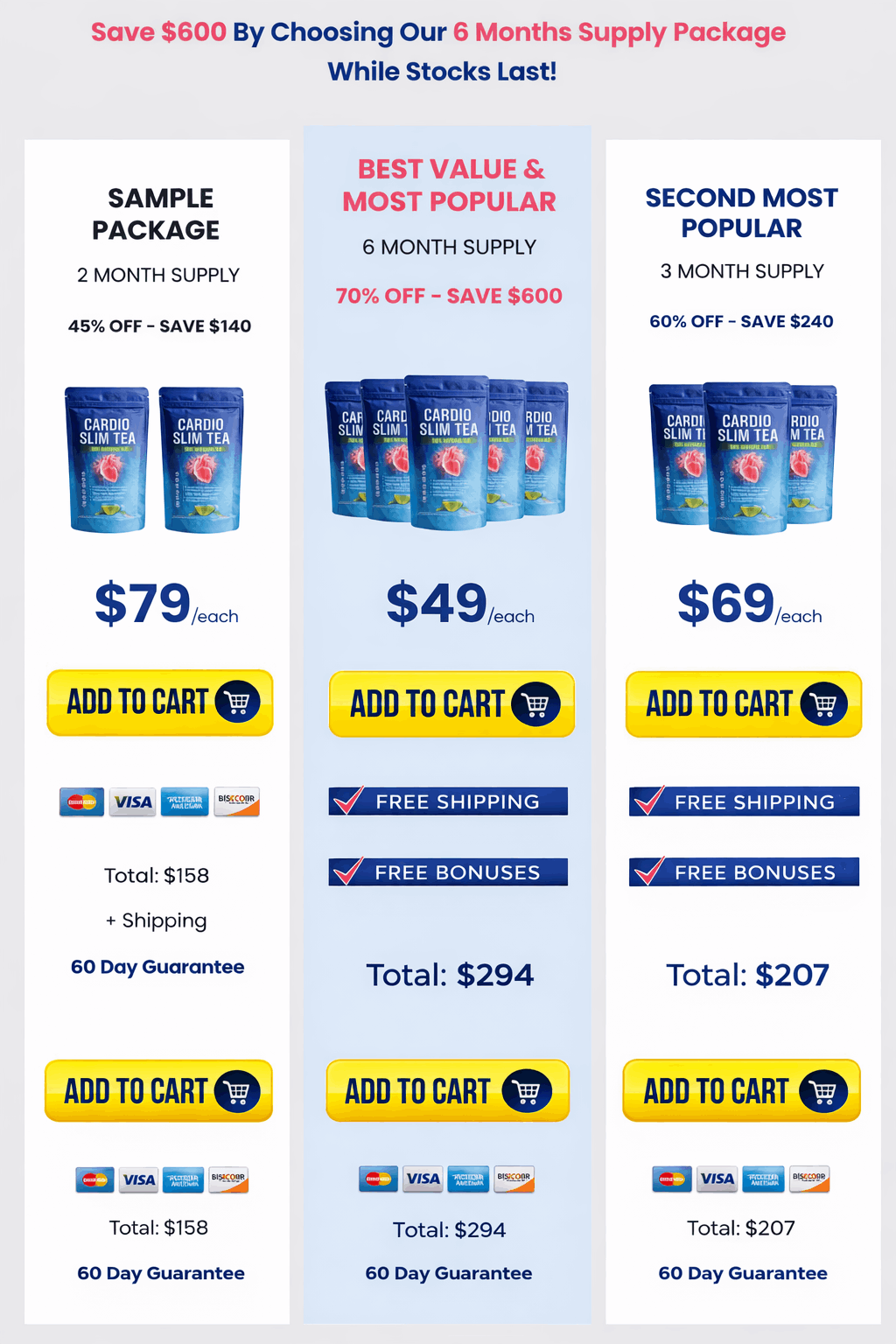 Buy Cardio Slim Tea